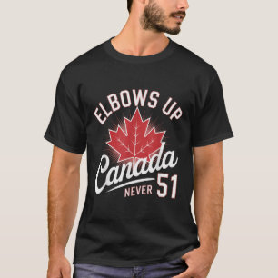 T-shirt Drapeau du Canada Jamais 51