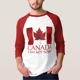 T-shirt Drapeau du Canada masculin Jersey de baseball Déso
