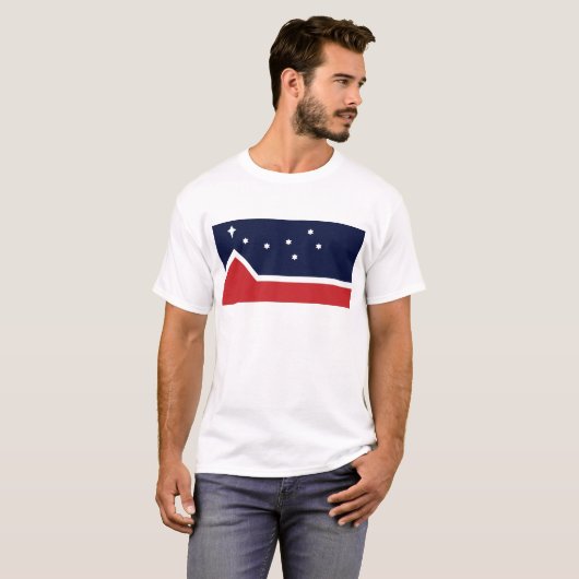 T-shirt Drapeau du Canada occidental (Devant entier)