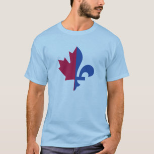 T-SHIRT DRAPEAU DU CANADA QUÉBEC