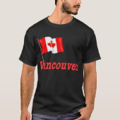T-shirt Drapeau du Canada - Vancouver (Devant)