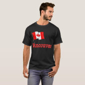 T-shirt Drapeau du Canada - Vancouver (Devant entier)