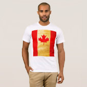 T-shirt Drapeau du Canada Vintage (Devant entier)