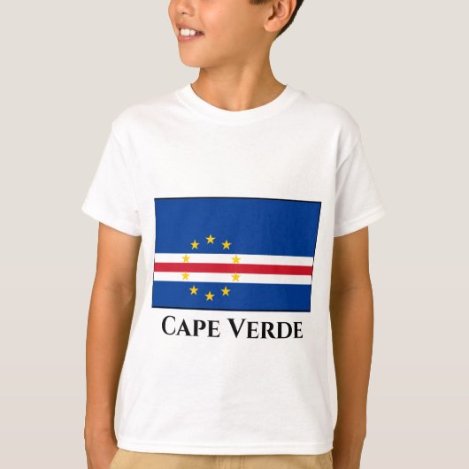 T-shirt Drapeau du Cap-Vert (Devant)