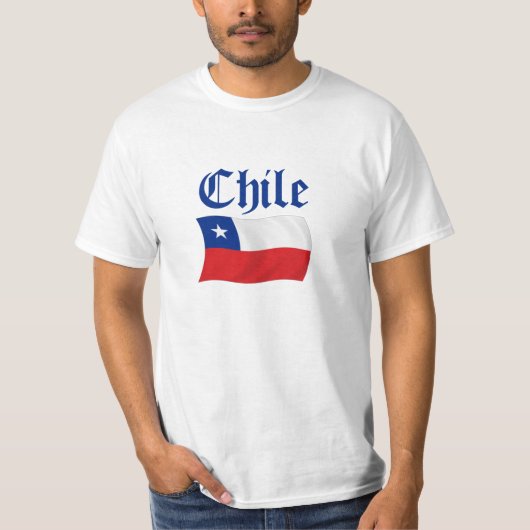 T-shirt Drapeau du Chili (Devant)