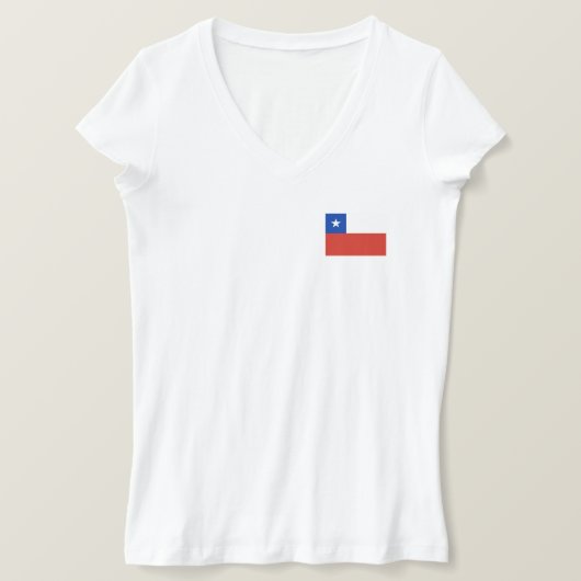 T-shirt Drapeau du Chili (Design devant)
