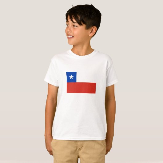 T-shirt Drapeau du Chili (Devant entier)