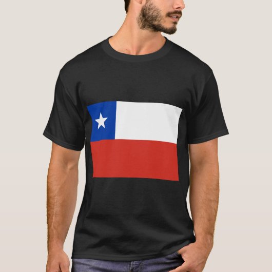 T-shirt Drapeau du Chili (Devant)