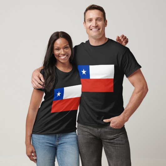 T-shirt Drapeau du Chili (Unisexe)