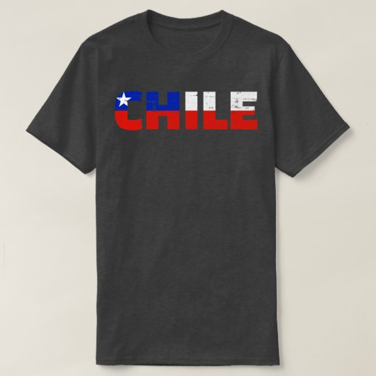 T-shirt Drapeau du Chili (Design devant)