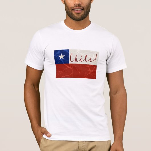 T-shirt Drapeau du Chili (Devant)