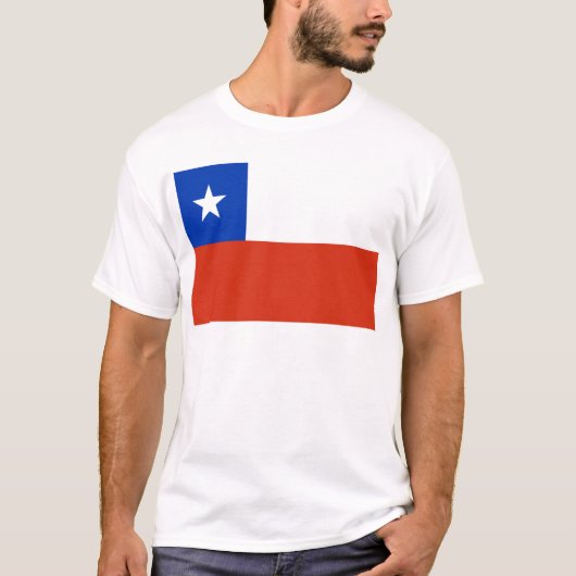 T-shirt Drapeau du Chili (Devant)