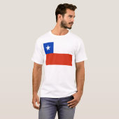 T-shirt Drapeau du Chili (Devant entier)
