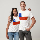 T-shirt Drapeau du Chili (Unisexe)