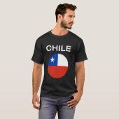 T-shirt Drapeau du Chili Moderne (Devant entier)