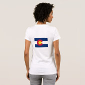 T-shirt Drapeau du Colorado (Dos entier)