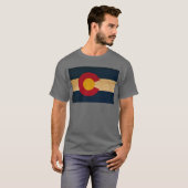 T-shirt Drapeau du Colorado (Devant entier)