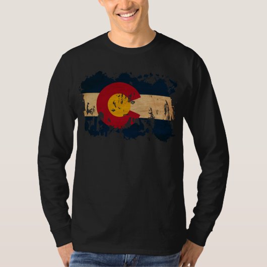 T-shirt Drapeau du Colorado (Devant)