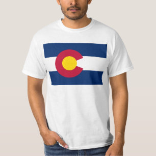 T-shirt Drapeau du Colorado