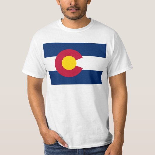 T-shirt Drapeau du Colorado (Devant)