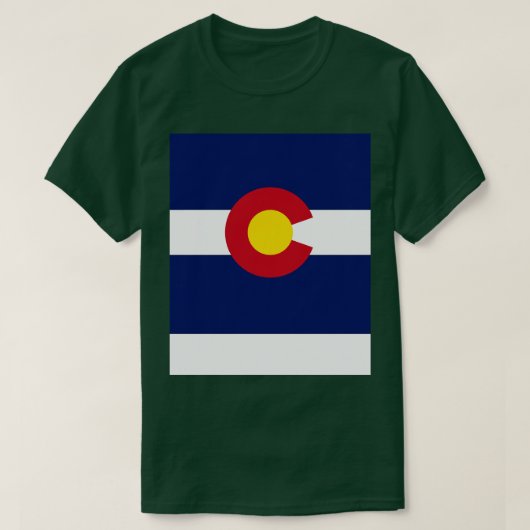 T-shirt Drapeau du Colorado (Design devant)