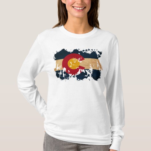 T-shirt Drapeau du Colorado (Devant)