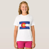 T-shirt Drapeau du Colorado (Devant entier)