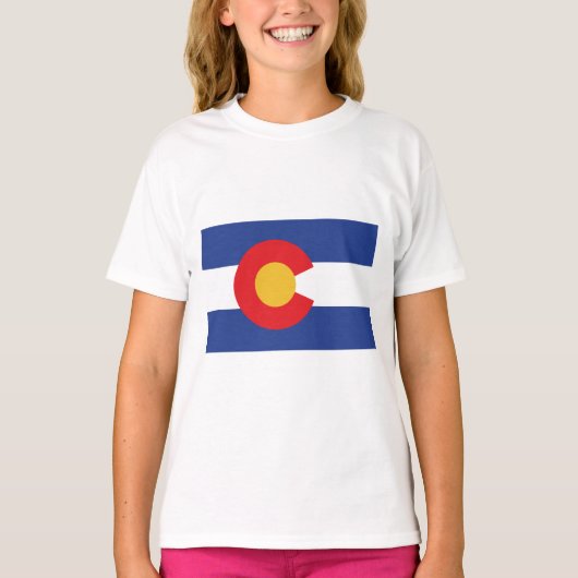 T-shirt Drapeau du Colorado (Devant)
