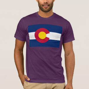 T-shirt Drapeau du Colorado : l'État du centenaire des Éta