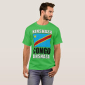 T-shirt Drapeau du Congo (Devant entier)