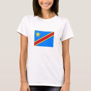 T-shirt Drapeau du Congo Kinshasa