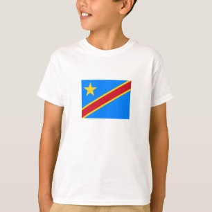 T-shirt Drapeau du Congo Kinshasa