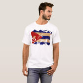 T-shirt Drapeau du Cuba (Devant entier)