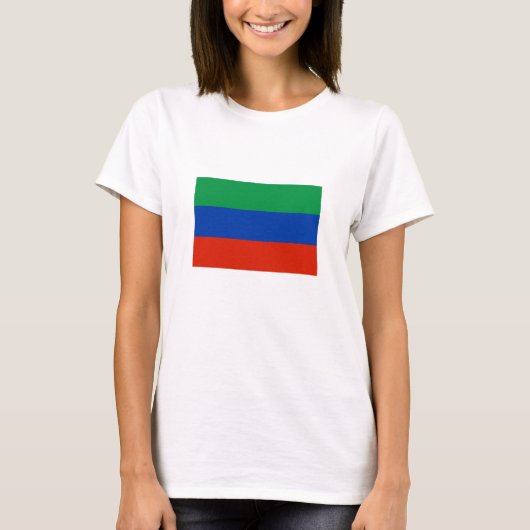 T-shirt Drapeau du Daghestan (Devant)