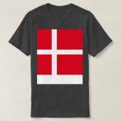 T-shirt Drapeau du Danemark (Design devant)