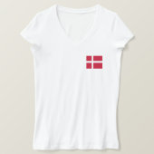 T-shirt Drapeau du Danemark (Design devant)