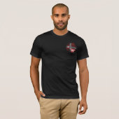 T-shirt Drapeau du Danemark (Devant entier)