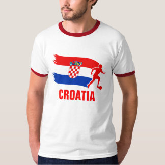 T-shirt Drapeau du football de la Croatie