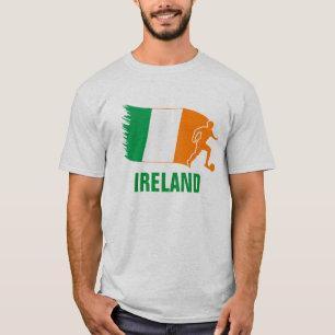 T-shirt Drapeau du football de l'Irlande