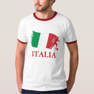 T-shirt Drapeau du football de l'Italie