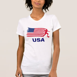 T-shirt Drapeau du football des Etats-Unis