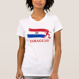 T-shirt Drapeau du football du Paraguay
