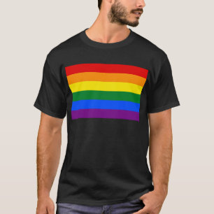 T-shirt Drapeau du Gay pride arc-en-ciel LGBT