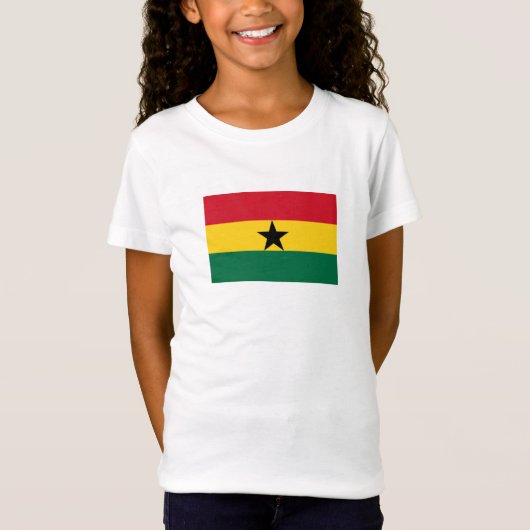 T-Shirt Drapeau du Ghana (Devant)