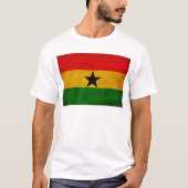 T-shirt Drapeau du Ghana (Devant)