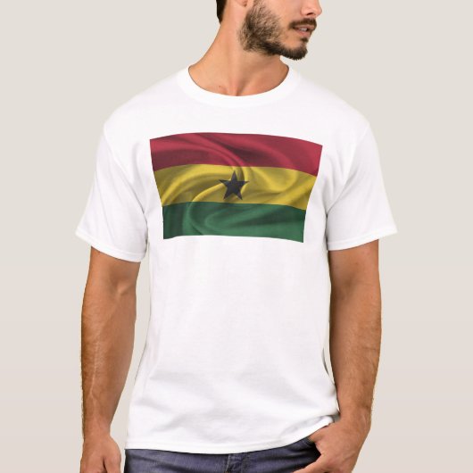 T-shirt Drapeau Du Ghana (Devant)