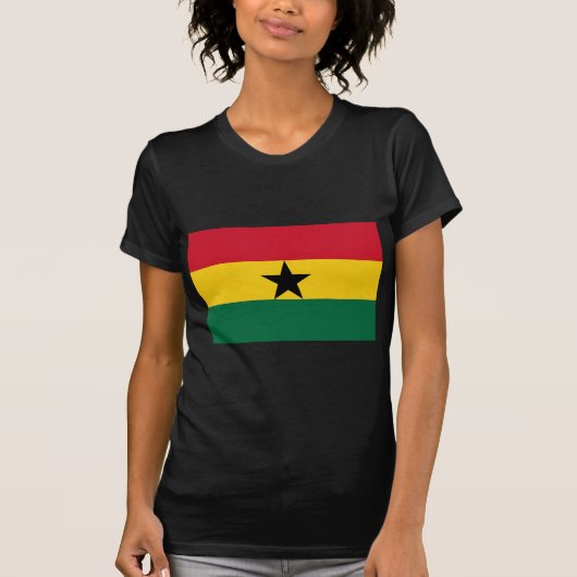 T-shirt Drapeau du Ghana (Devant)
