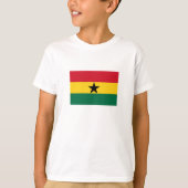 T-shirt Drapeau du Ghana (Devant)