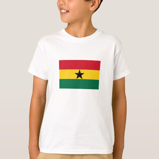 T-shirt Drapeau du Ghana (Devant)