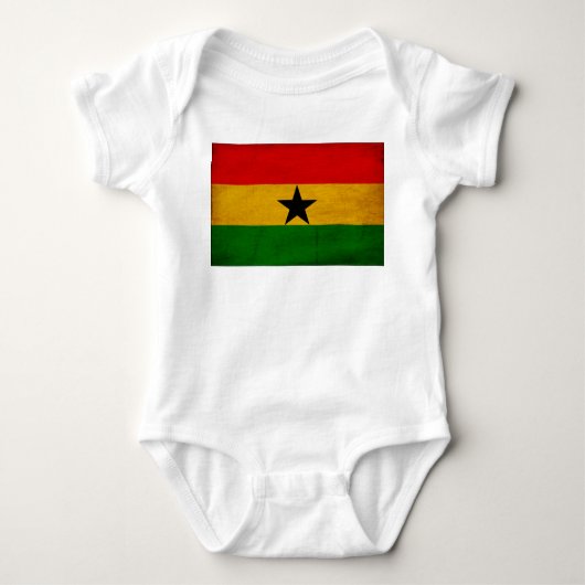 T-shirt Drapeau du Ghana (Devant)